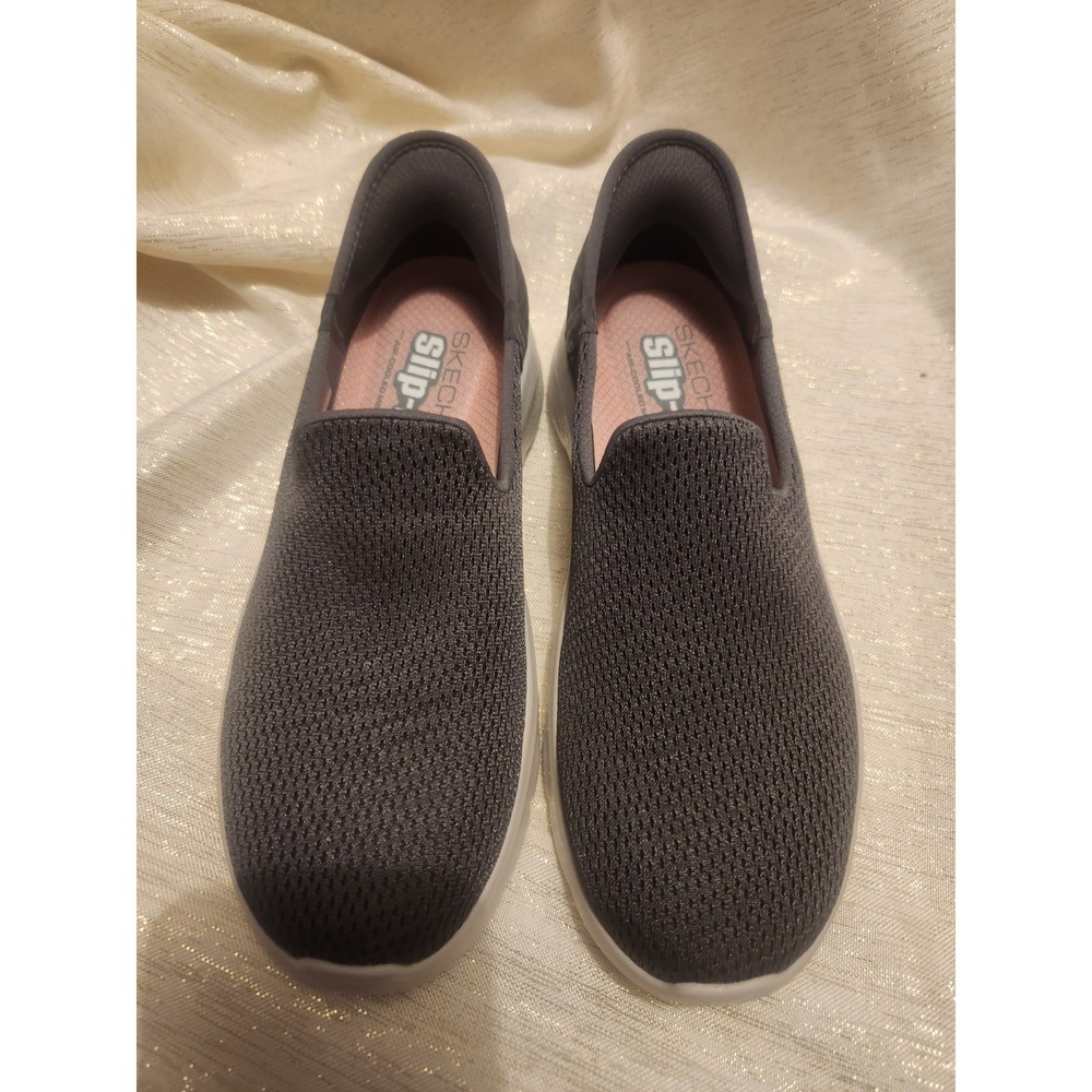 Skechers Slip Ins GOwalk Women's Slip-On Walking Sneakers Gray Size 7.5 124963 - Picture 3 of 8